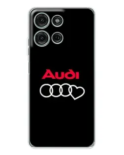Чехол для Motorola Moto G15 с картинкой «Логотип Audi Heart» Чехол для Motorola Moto G15 с картинкой «Логотип Audi Heart»