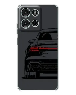 Чехол для Motorola Moto G15 с картинкой «Задняя часть Audi — арт»