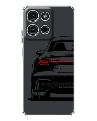 Чехол для Motorola Moto G15 с картинкой «Задняя часть Audi — арт»