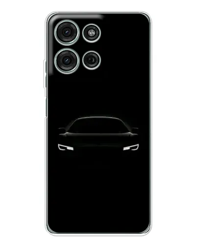 Чехол для Motorola Moto G15 с картинкой «Взгляд Audi в темноте»