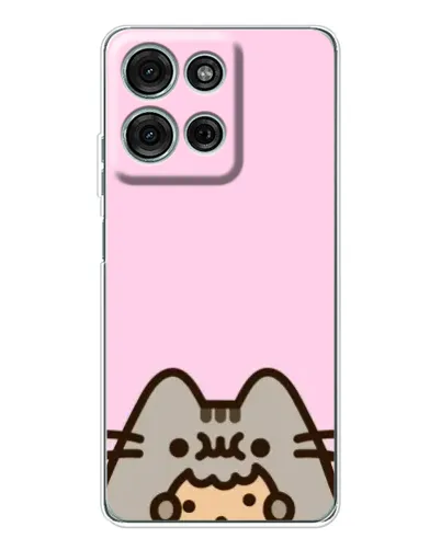 Чехол для Motorola Moto G15 с картинкой «Pusheen и печенье» Чехол для Motorola Moto G15 с картинкой «Pusheen и печенье»