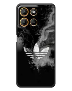 Чехол для Motorola Moto G17 Power с картинкой «Абстрактный дым Adidas»