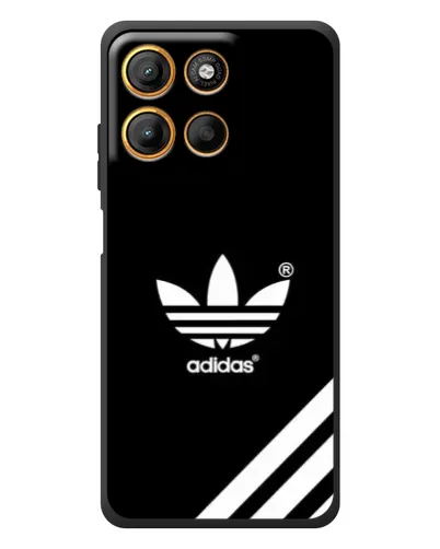 Чехол для Motorola Moto G17 Power с картинкой «Adidas с диагональными полосами»