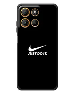 Чехол для Motorola Moto G17 Power с картинкой «Минимализм от Nike»