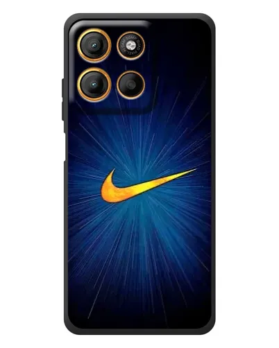 Чохол для Motorola Moto G17 Power з картинкою «Синій пульс Nike» Чохол для Motorola Moto G17 Power з картинкою «Синій пульс Nike»