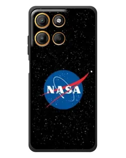 Чехол для Motorola Moto G17 Power с картинкой «NASA — звездное небо»