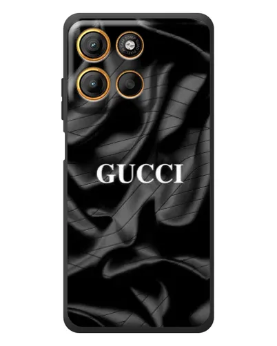 Чехол для Motorola Moto G17 Power с картинкой «Gucci — шелковые волны» Чехол для Motorola Moto G17 Power с картинкой «Gucci — шелковые волны»