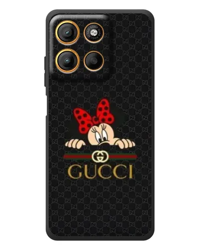 Чехол для Motorola Moto G17 Power с картинкой «Минни Маус Gucci — черный» Чехол для Motorola Moto G17 Power с картинкой «Минни Маус Gucci — черный»