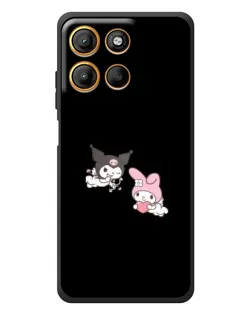 Чехол для Motorola Moto G17 Power с картинкой «My Melody и Kuromi» Чехол для Motorola Moto G17 Power с картинкой «My Melody и Kuromi»