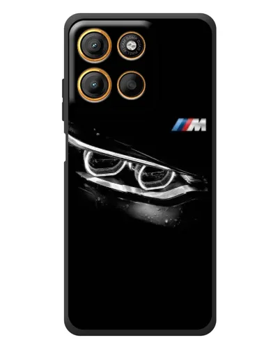 Чехол для Motorola Moto G17 Power с картинкой «BMW — взгляд тигра» Чехол для Motorola Moto G17 Power с картинкой «BMW — взгляд тигра»