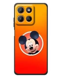 Чехол для Motorola Moto G17 Power с картинкой «Mickey в круге» Чехол для Motorola Moto G17 Power с картинкой «Mickey в круге»