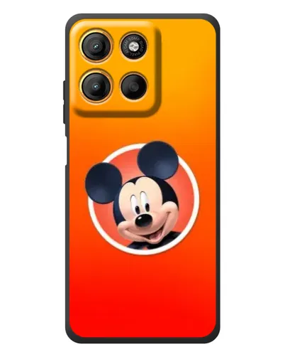 Чехол для Motorola Moto G17 Power с картинкой «Mickey в круге»