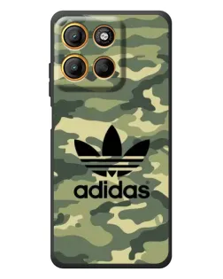 Чохол для Motorola Moto G17 з картинкою «Мілітарі стиль Adidas»
