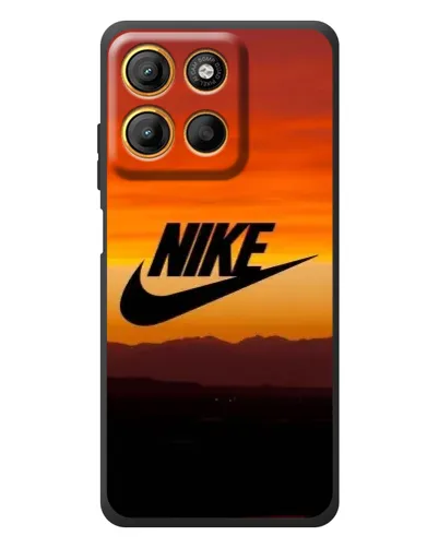 Чехол для Motorola Moto G17 с картинкой «Nike — вечерний горизонт»