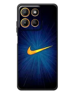 Чохол для Motorola Moto G17 з картинкою «Синій пульс Nike»