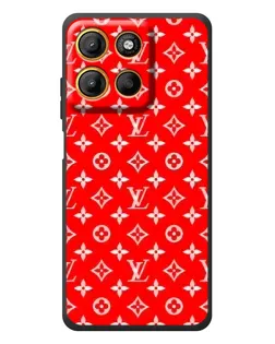 Чохол для Motorola Moto G17 з картинкою «Яскравий паттерн LV»
