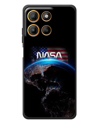 Чохол для Motorola Moto G17 з картинкою «Земля з космосу NASA»