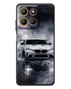 Чохол для Motorola Moto G17 з картинкою «BMW крізь туман»