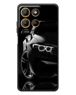 Чохол для Motorola Moto G17 з картинкою «Чорна BMW — профіль» Чохол для Motorola Moto G17 з картинкою «Чорна BMW — профіль»