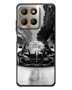 Чохол для Motorola Moto G17 з картинкою «BMW — акварельний дрифт» Чохол для Motorola Moto G17 з картинкою «BMW — акварельний дрифт»