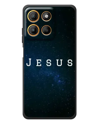 Чохол для Motorola Moto G17 з картинкою «Зоряне небо Jesus»