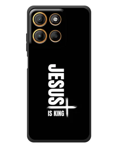 Чохол для Motorola Moto G17 з картинкою «Вертикаль віри Jesus»