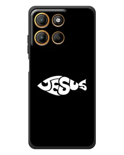 Чохол для Motorola Moto G17 з картинкою «Риба Jesus» Чохол для Motorola Moto G17 з картинкою «Риба Jesus»