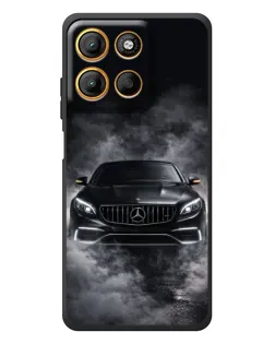 Чохол для Motorola Moto G17 з картинкою «Mercedes у диму»