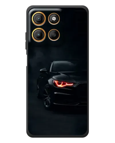Чохол для Motorola Moto G17 з картинкою «Audi — хижий погляд»