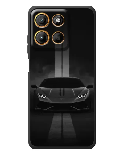 Чохол для Motorola Moto G17 з картинкою «Lamborghini симетрія доріг»