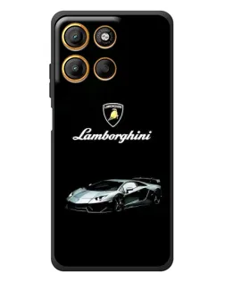 Чохол для Motorola Moto G17 з картинкою «Логотип Lamborghini класика»