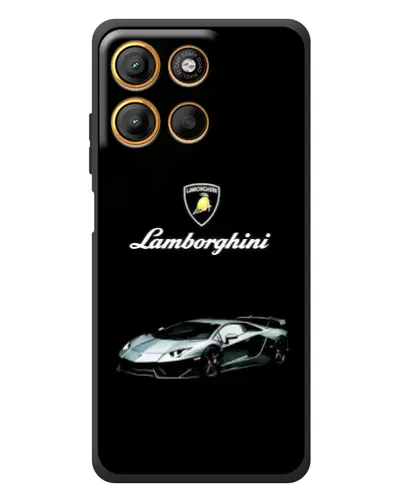 Чохол для Motorola Moto G17 з картинкою «Логотип Lamborghini класика»