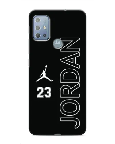 Чехол для Motorola MOTO G20 с картинкой «Jordan Vertical»