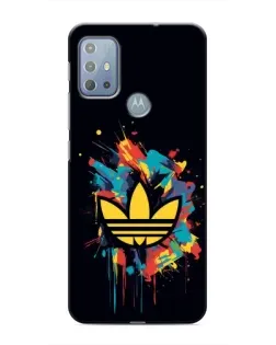 Чехол для Motorola MOTO G20 с картинкой «Adidas Splash»