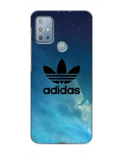 Чехол для Motorola MOTO G20 с картинкой «Adidas Stone Logo»