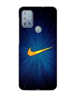 Чохол для Motorola MOTO G20 з картинкою «Синій пульс Nike»