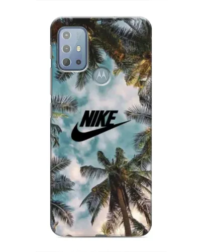 Чохол для Motorola MOTO G20 з картинкою «Тропічний принт Nike» Чохол для Motorola MOTO G20 з картинкою «Тропічний принт Nike»