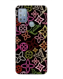 Чехол для Motorola MOTO G20 с картинкой «Неоновый микс Nike»
