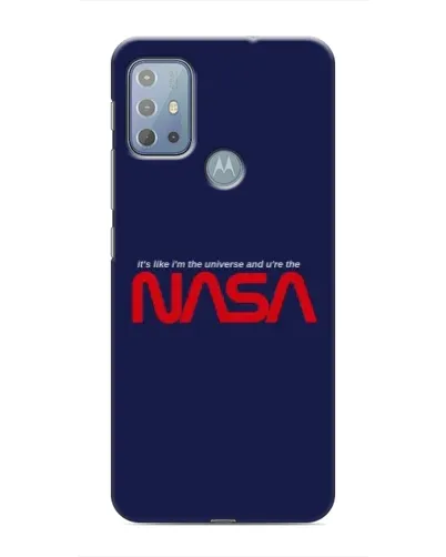 Чехол для Motorola MOTO G20 с картинкой «NASA — глубокий космос»