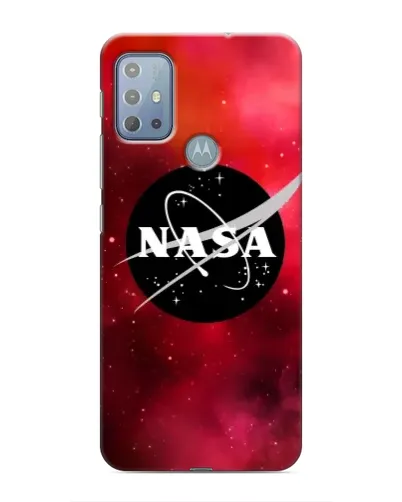 Чехол для Motorola MOTO G20 с картинкой «NASA — красная туманность»