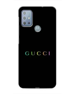 Чохол для Motorola MOTO G20 з картинкою «Gucci — неоновий мінімалізм»