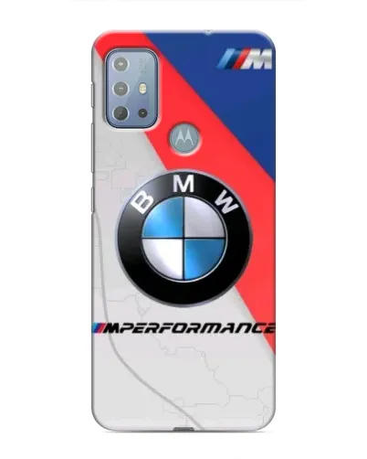 Чехол для Motorola MOTO G20 с картинкой «BMW Performance стиль»