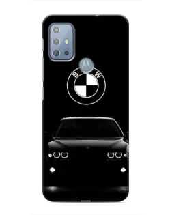 Чехол для Motorola MOTO G20 с картинкой «BMW — взгляд из темноты»