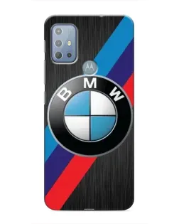 Чехол для Motorola MOTO G20 с картинкой «BMW M-stripes стиль»