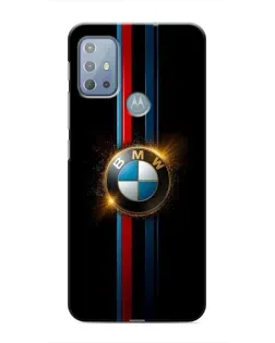 Чехол для Motorola MOTO G20 с картинкой «BMW M-Power неон»