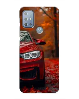 Чехол для Motorola MOTO G20 с картинкой «Осенняя BMW M4»