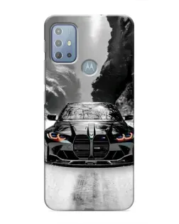 Чохол для Motorola MOTO G20 з картинкою «BMW — акварельний дрифт»