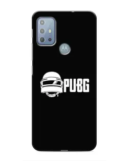 Чехол для Motorola MOTO G20 с картинкой «PUBG — классический лого»