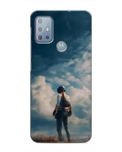 Чехол для Motorola MOTO G20 с картинкой «Герой PUBG на скале» Чехол для Motorola MOTO G20 с картинкой «Герой PUBG на скале»