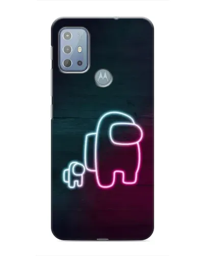 Чехол для Motorola MOTO G20 с картинкой «Among Us неон-арт» Чехол для Motorola MOTO G20 с картинкой «Among Us неон-арт»